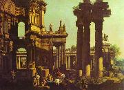 Bernardo Bellotto Ruins of a Temple oil on canvas